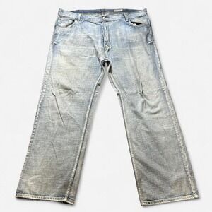 Levi Silver Tab Loose Fit Y2K Baggy Light Wash Mens Jean Size 42 (42x32)